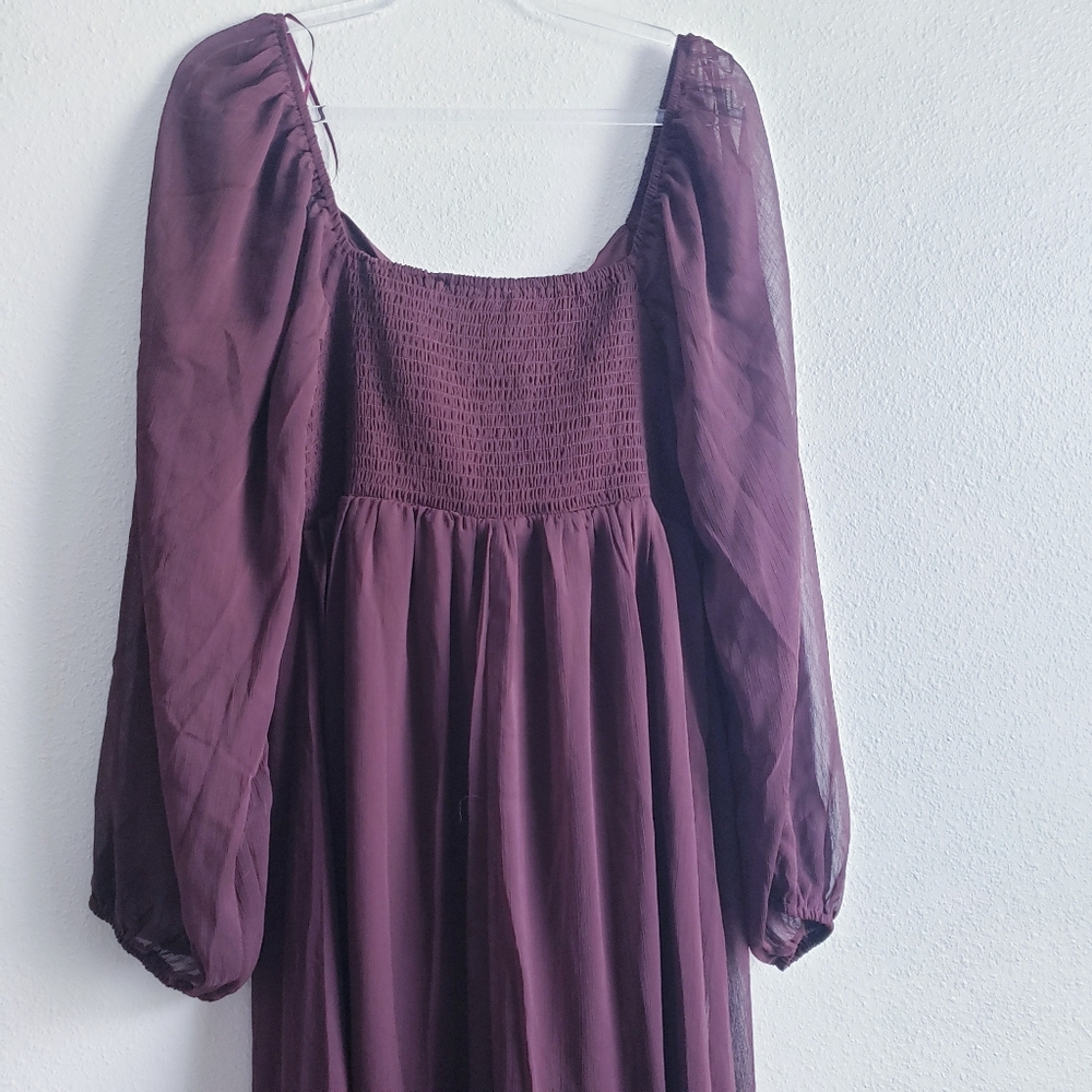 Baltic Born Dione Midi Dress Long Sleeve New Without Tags - Picture 6 of 8